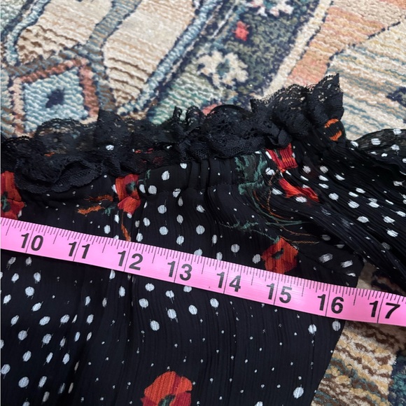 THE KOOPLES Popi Pop Mini Dress Floral Delicate Lace SZ 2 Medium - Picture 8 of 10